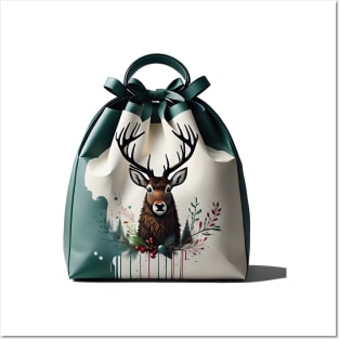 Reindeer bag Posters and Art